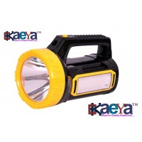 OkaeYa - Plastic Rechargable Torch (7w+ Ultra bright Tube ,Multi)